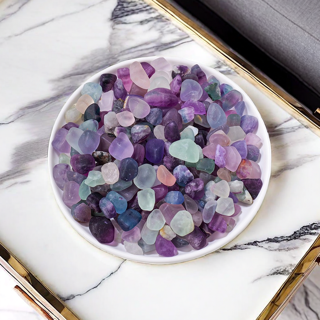 purple crystal gravel